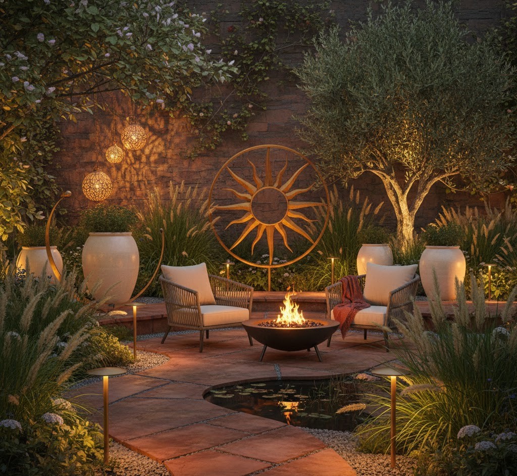 Sfeervolle tuinverlichting voor avondambiance