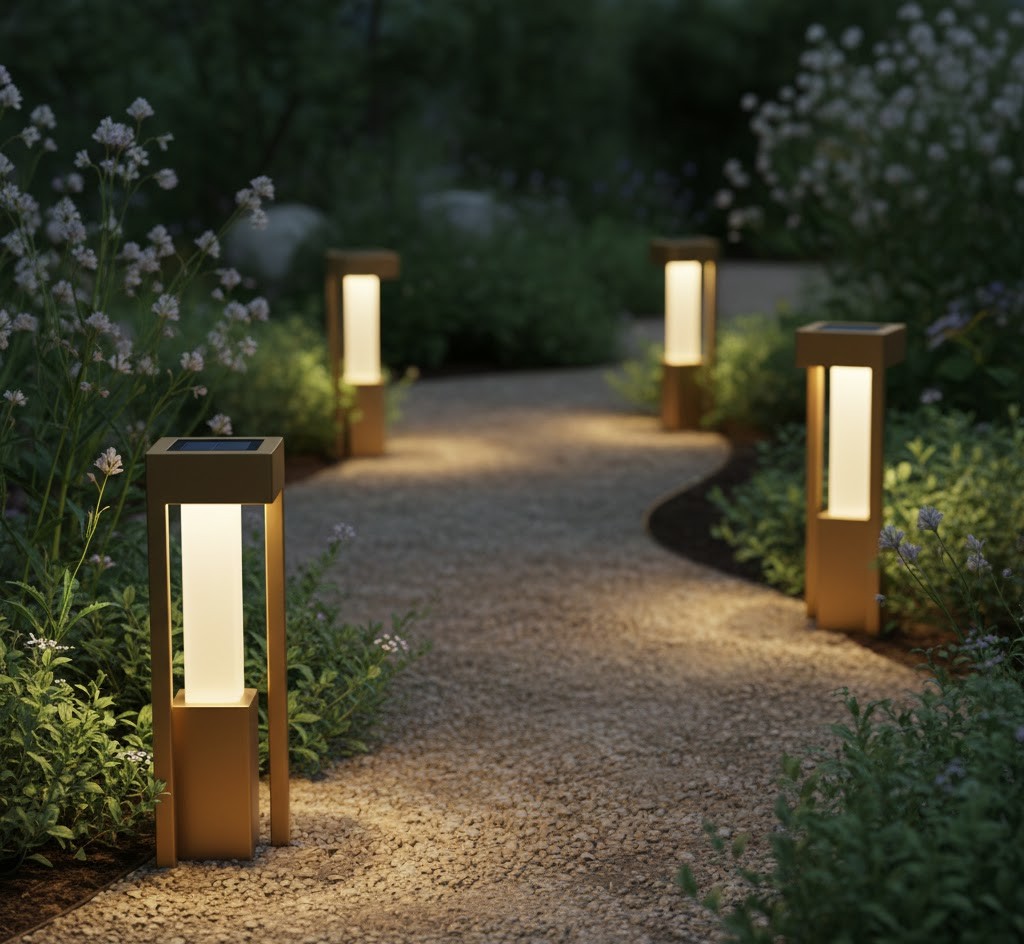 Solar tuinverlichting met moderne uitstraling